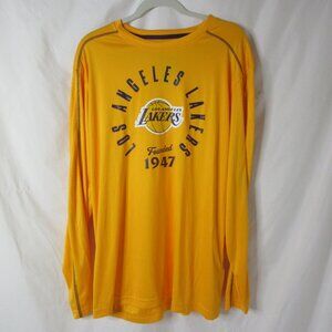 L.A. Lakers Long Sleeve T Shirt NBA Official Team Apparel Adult Mens Size XL NWT